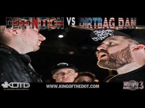 KOTD - Rap Battle - Dirtbag Dan vs Deffinition | #WD3