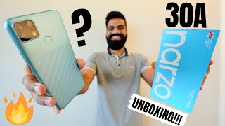 Realme Narzo 30A Unboxing & First Look - Best Budget Smartphone!!!