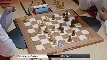 WATCH: Carlsen Forks, Defeats, & Catches Up to Wei Yi! | D5 #SuperbetRapidBlitzPoland