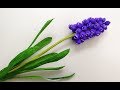 ABC TV | How To Make Grape Hyacinth Flower From Crepe Paper - Craft Tutorial