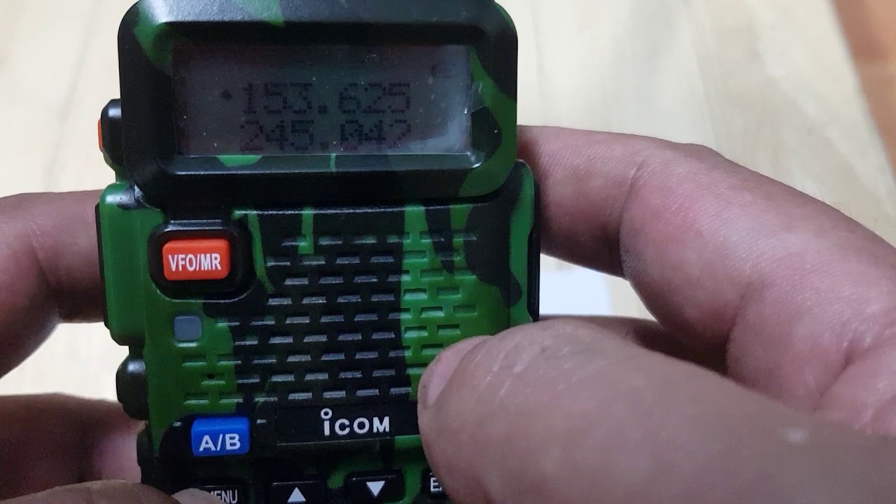 วิธีรีเซทเครื่อง  Icom uv 95 ลายพราง