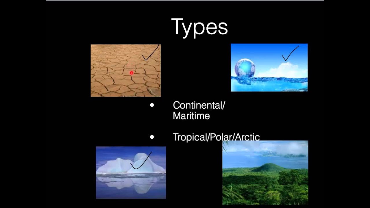 Air Masses and fronts