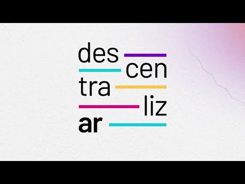 Charla "Descentralizar" conferencia sobre criptomonedas y blockchain.