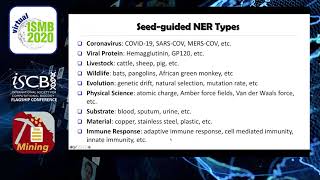 Comprehensive Named Entity Recognition on CORD-19 with... - Xuan Wang - Text Mining - ISMB 2020