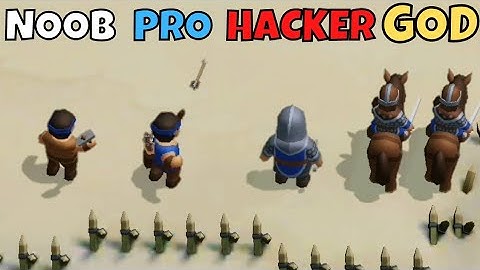 NOOB vs PRO vs HACKER vs GOD in TINY MERGE MASTER 3D