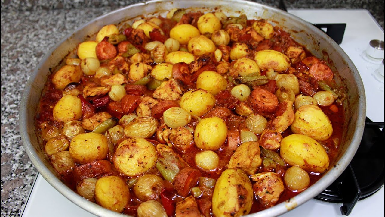600 GRAM TAVUK ETİYLE (10 KİŞİLİK) YEMEK TARİFİ! ✅ BİR TEPSİ DOLUSU! BU LEZZET KAÇMAZ????