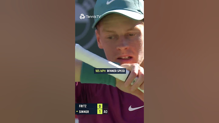 4 Rocket Jannik Sinner Forehands In 1 Game!