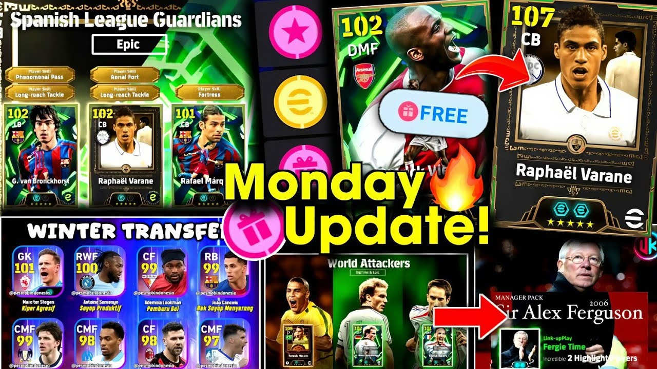 What Is Coming On Monday And Next Thursday In eFootball 2026 Mobile | Free Epic, Monday Update