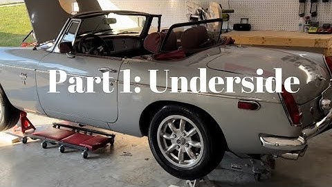 1980 MGB V8 Walk Through: Underside