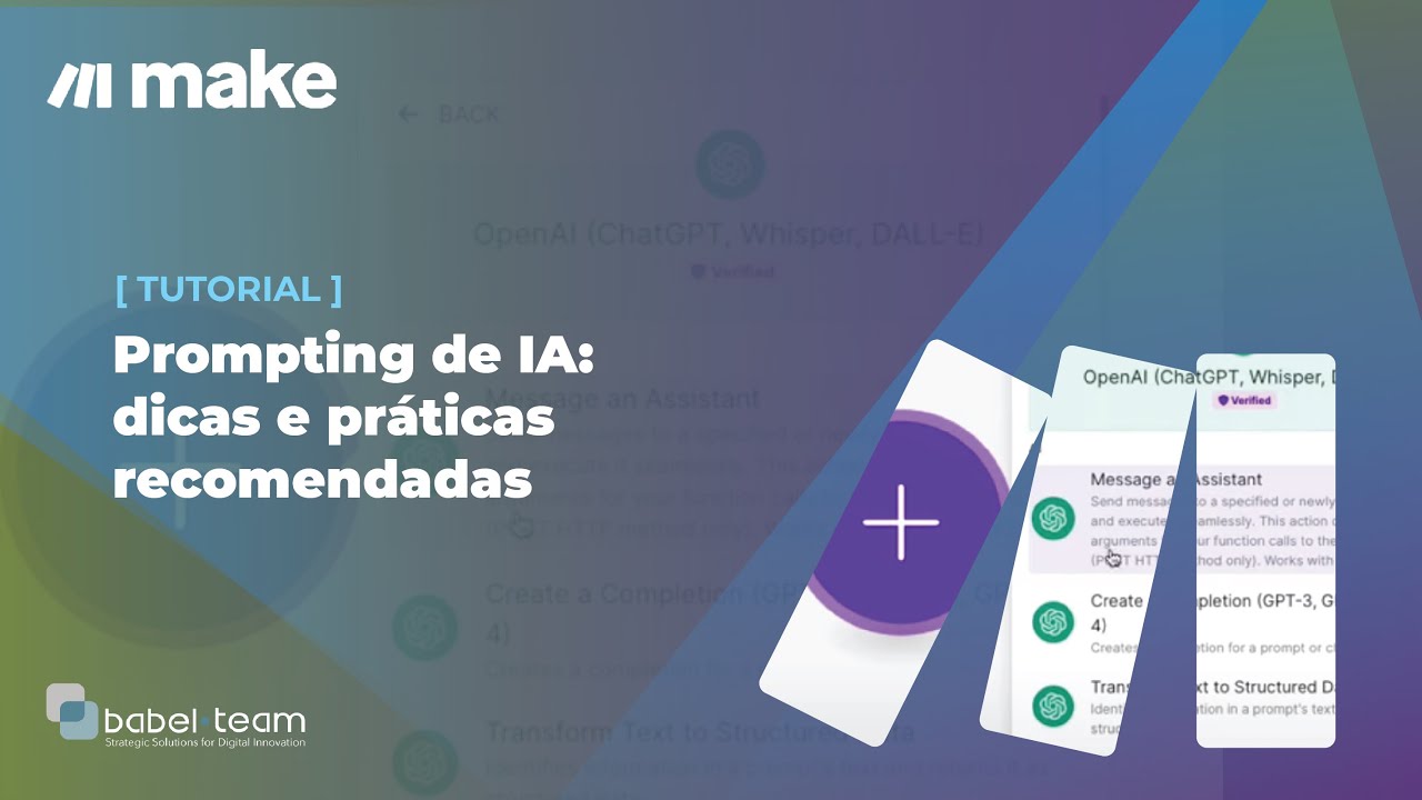 [Tutorial Make] Prompting de IA: dicas e práticas recomendadas - YouTube