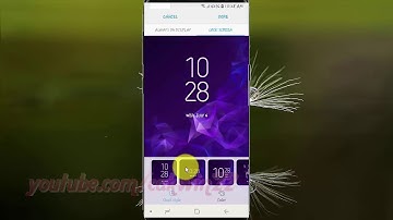 Samsung Galaxy S9 : How to Change Lock screen clock style (Android Oreo)