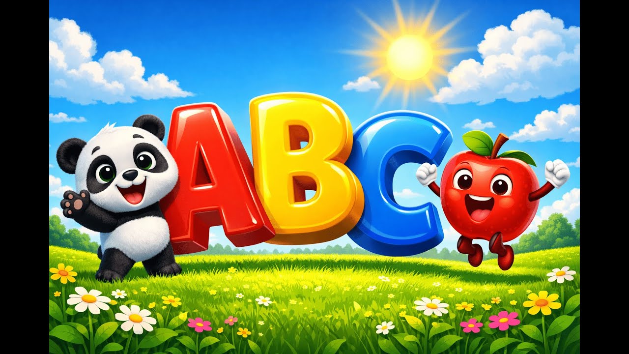 Super Fun ABC Song! 🍎 Learn Letters & Phonics for Toddlers (A-Z)