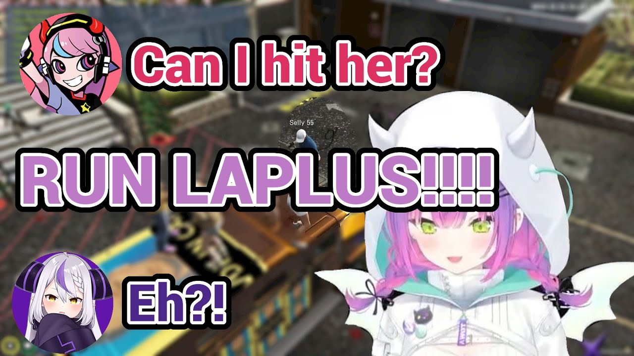 Laplus Try to Protect Towa and Towa try to protect Laplus in VCR GTA!!!