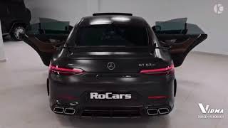 Mercedes - AMG GT 63 S Top Super Car in a dark black Colour: