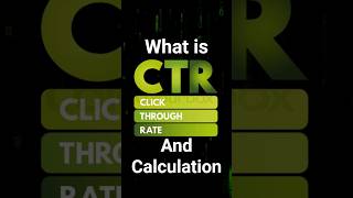 What is CTR (Click Through Rate) and Calculation #youtubealgorithm #youtubegrowth #algorithm