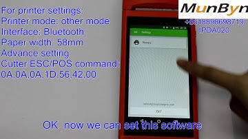 Munbyn IPDA032 How to connect Loyverse FREE POS Android APP with Android PDA?
