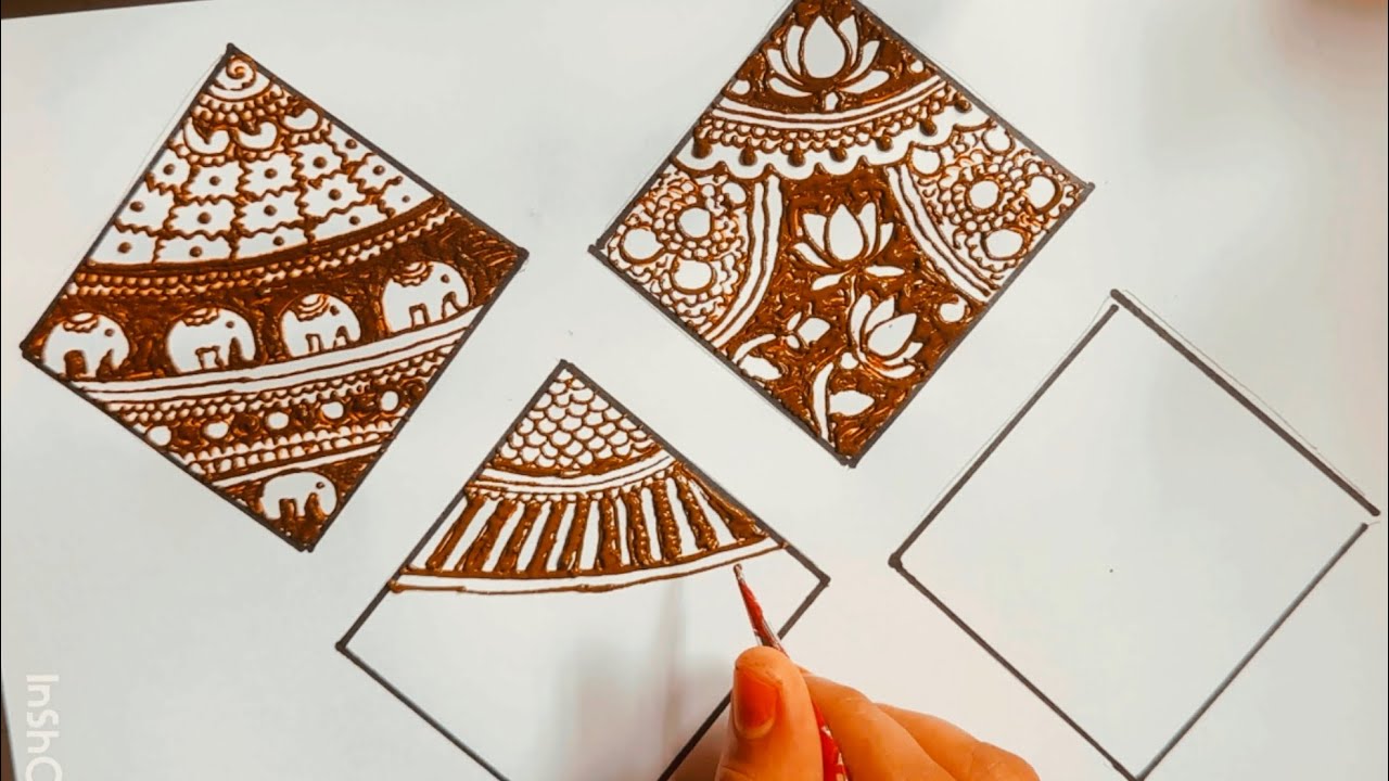 Basic mehendi design PART 2 # beginners mehendi tutorial - YouTube