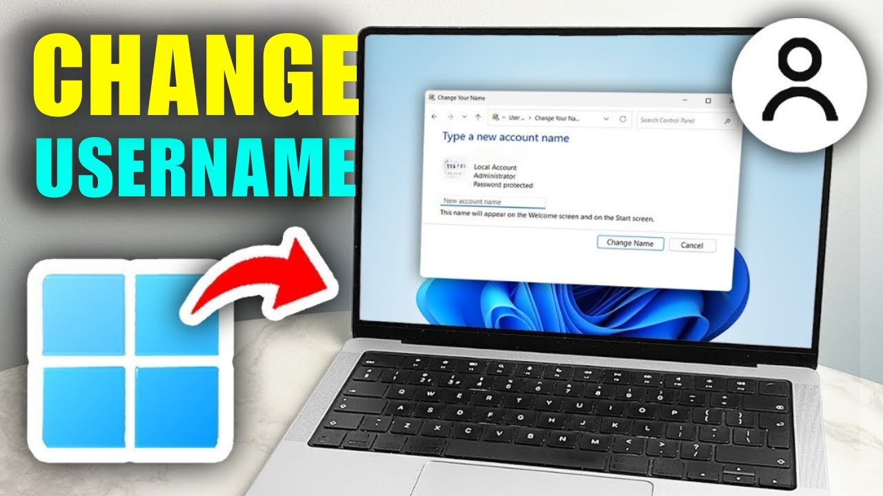 How To Change Username In Windows 10 - YouTube