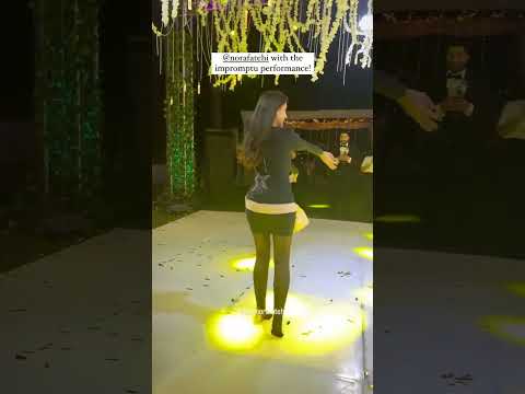 Nora Fathi dances at her friend's wedding