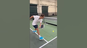 How to handle aggressive dinks in pickleball! #pickleballtips #pickleball #shorts