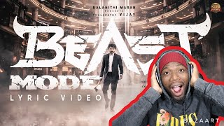 Beast Mode - Official Lyric Video | Beast | Thalapathy Vijay | Sun Pictures | Nelson | Anirudh