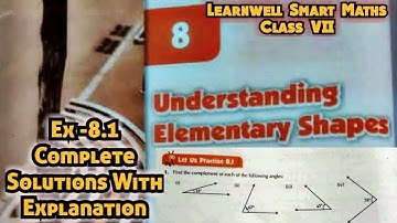 Learnwell smart Maths Class 7 Unit 8 Ex 8.1 Solutions | Class 7 learnwell maths Ex 8.1 Solutions Pdf