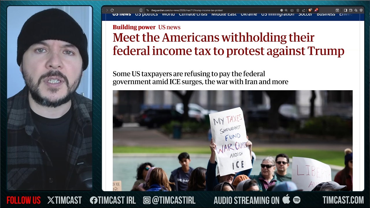 Liberals Have STOPPED PAYING TAXES, To Protest Trump | Tim Pool