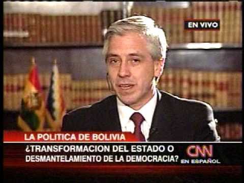 CNN. Entrevista al Vicepresidente de Bolivia Alvar...