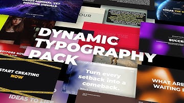 Dynamic Typography Pack 4K