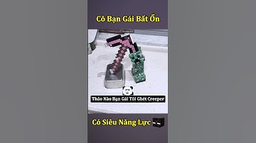 Bạn Gái Tôi Có Siêu Năng Lực Của Enderman Trong Minecraft 💀 #shorts