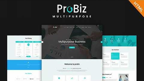 PROBIZ - MultiPurpose HTML Template | Themeforest Website Templates and Themes