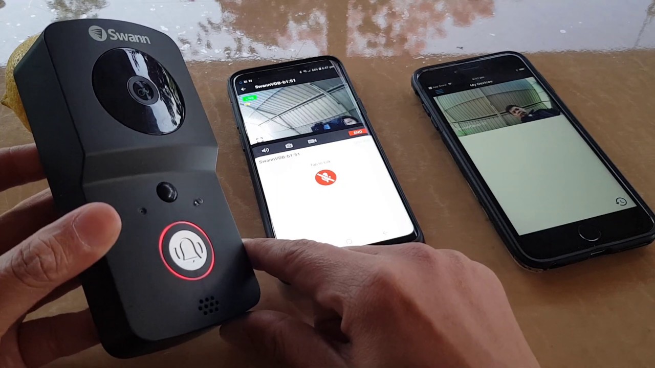 swann 720p video doorbell