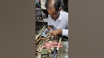 Cassette Deck Humming Problem Solution Repair 😱 #themusicsystemshop #cassette #deck #shorts #video