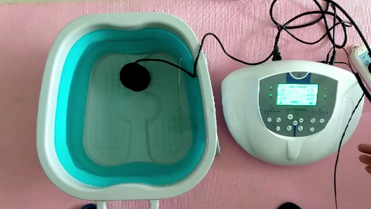 Health care detox foot spa Hot Sale High Quality Dual ion cleanse YouTube