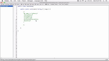 53. Multi line comments - Learn Java