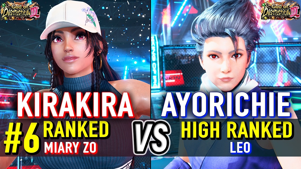 T8 🔥 KIRAKIRA (#6 Ranked Miary Zo) vs AYORICHIE (Leo) 🔥 Tekken 8 High Level Gameplay