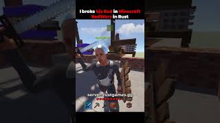 Someone Broke my Bed too😭 #rust #minecraft #rustgames #rustcraft #bedwars