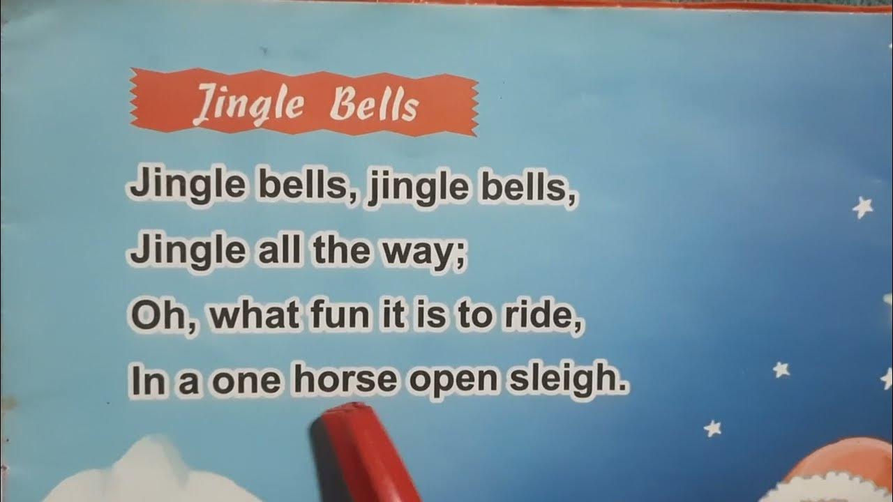 JINGLE BELLS Nursery English Poem । Jingle Bells English Poem । Jingle