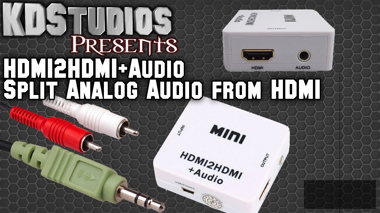 Getting Analog Audio From Hdmi - Mini Hdmi2Hdmi+Audio Extraction / Conversion - How To Tutorial