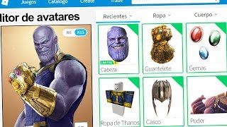 Creamos el PERFIL de THANOS en ROBLOX !! | Rovi23 Roblox