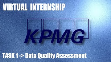KPMG Virtual Internship Task 1 |  Data Quality Assessment  |  Each and Every part in MS Excel