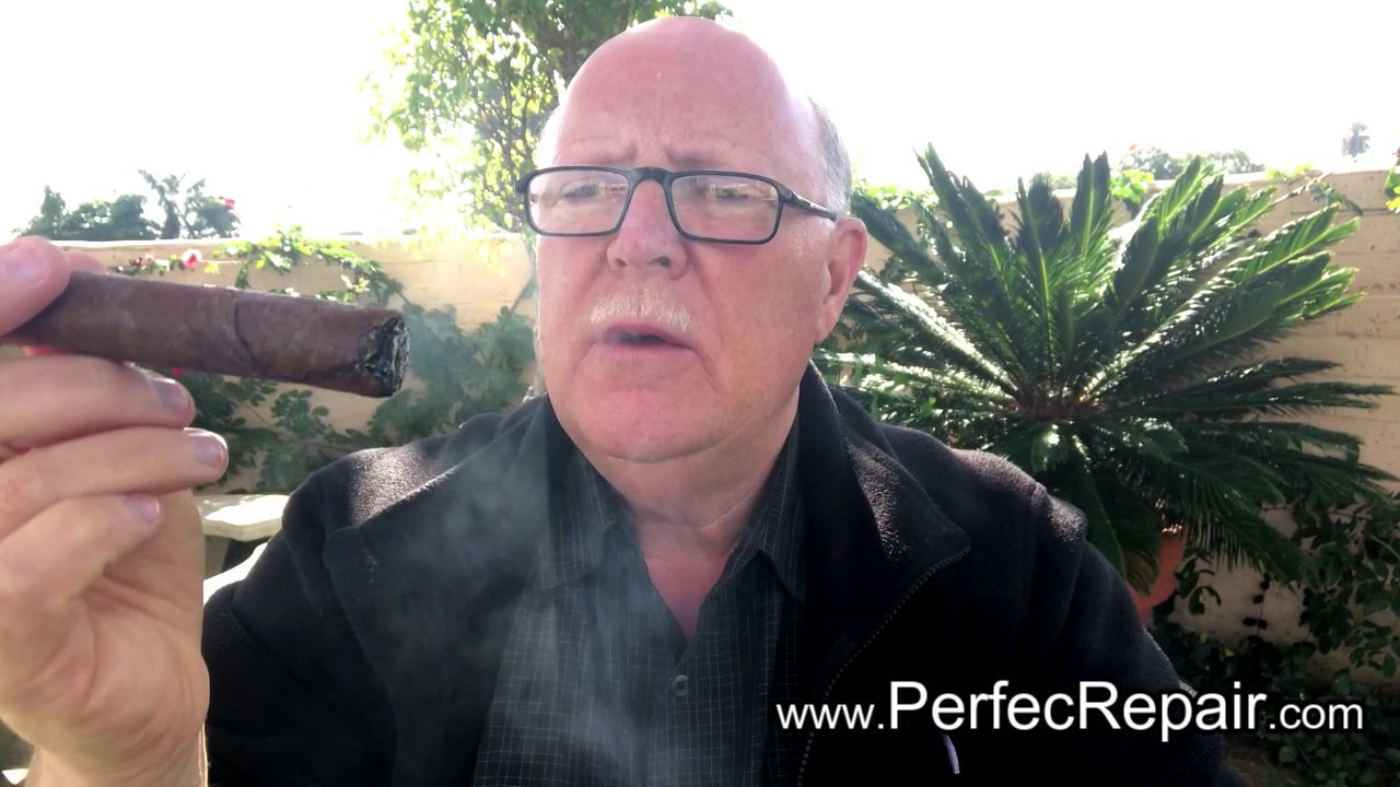Extreme cigar damage - PerfecRepair fixes it! - YouTube
