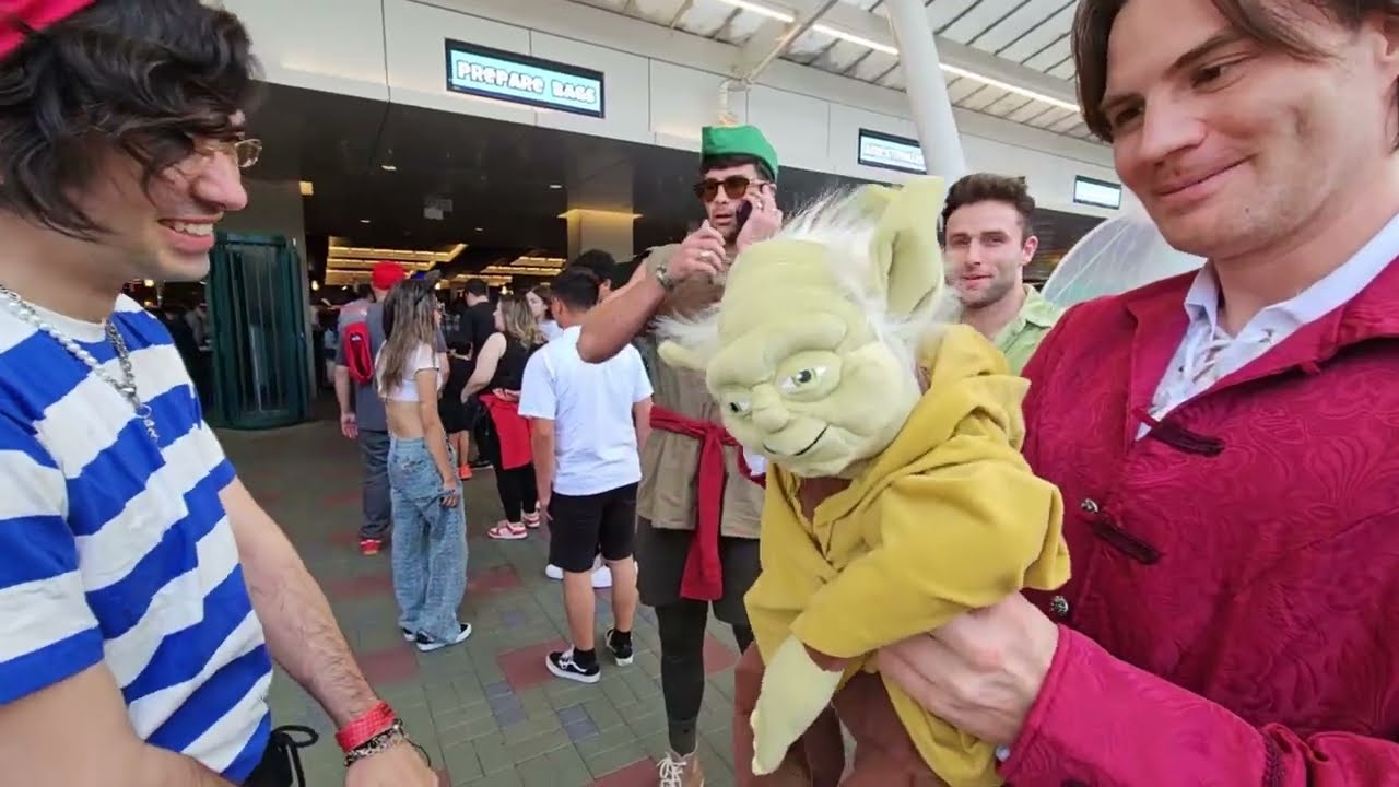 OCT/27/'24 'Yoda is back at disney with the gang! OOGIE BOOGIE BASH W/ hasan qtc austinshow marche