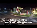 Saturday 0130hrs - Still Want To Be A Trucker? HGV Trucker UK Mercedes Actros Truck Cab View Video