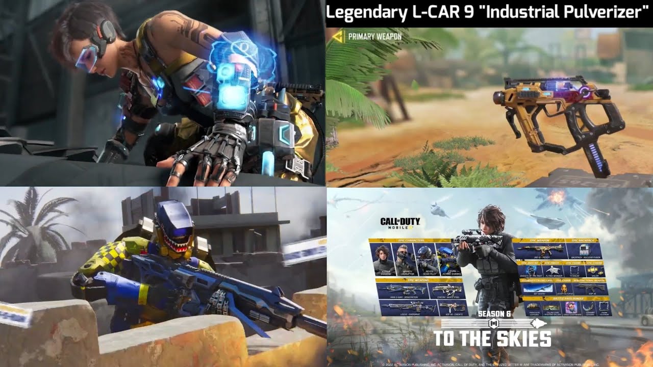 SEASON 6 BATTLEPASS , LEGENDARY GUNS OF SEASON 6 CREDITS-