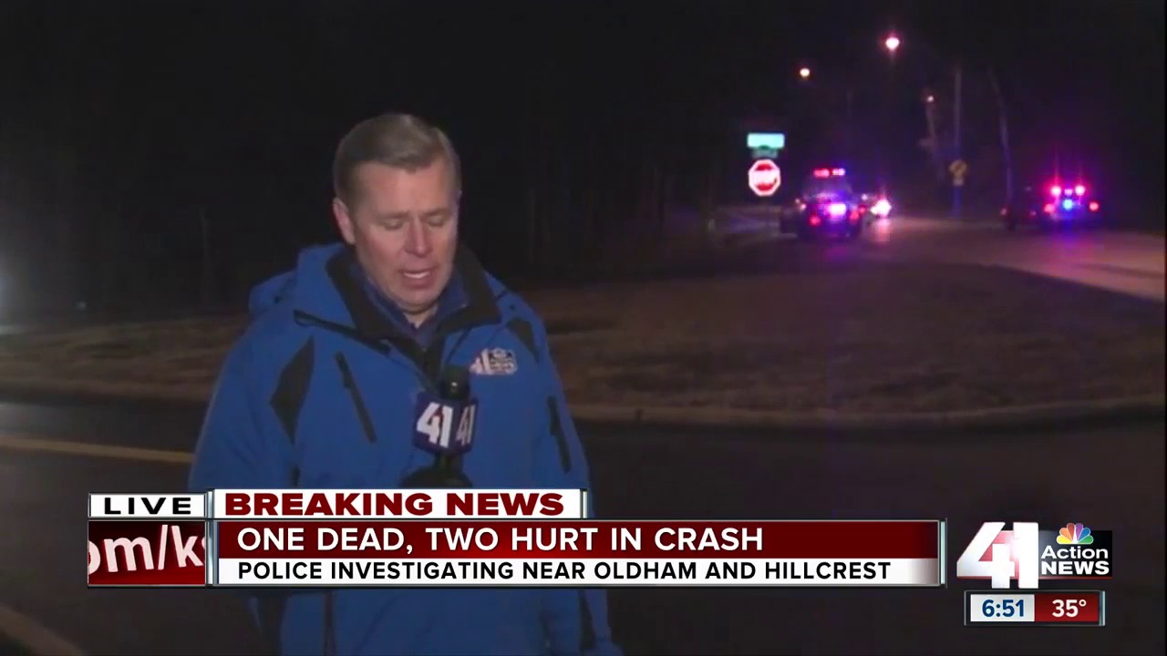 1 dead, 2 injured after single-car crash in KCMO