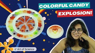 Colourful CANDY Explosions! | Easy Experiment | dArtofScience