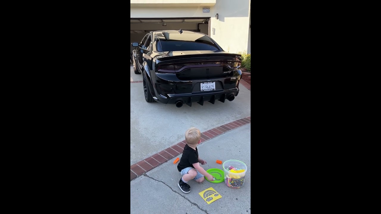 Dodge Charger Hellcat Terrorizing My Boy