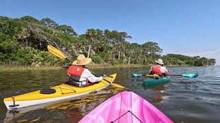 Kayaking Guana Lake at GTM Research Reserve, Ponte Vedra  Florida