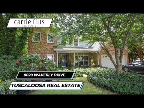 8820 Waverly Drive, Tuscaloosa, AL home video tour